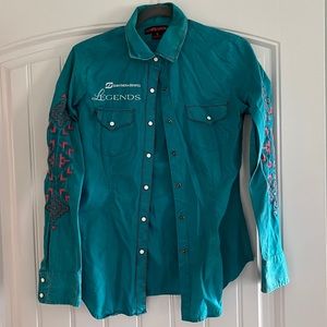 Rock & Roll Denim button down